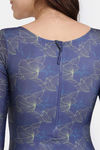Zelocity Padded Maillot With Zipper - Medieval Blue — thumbnail 6